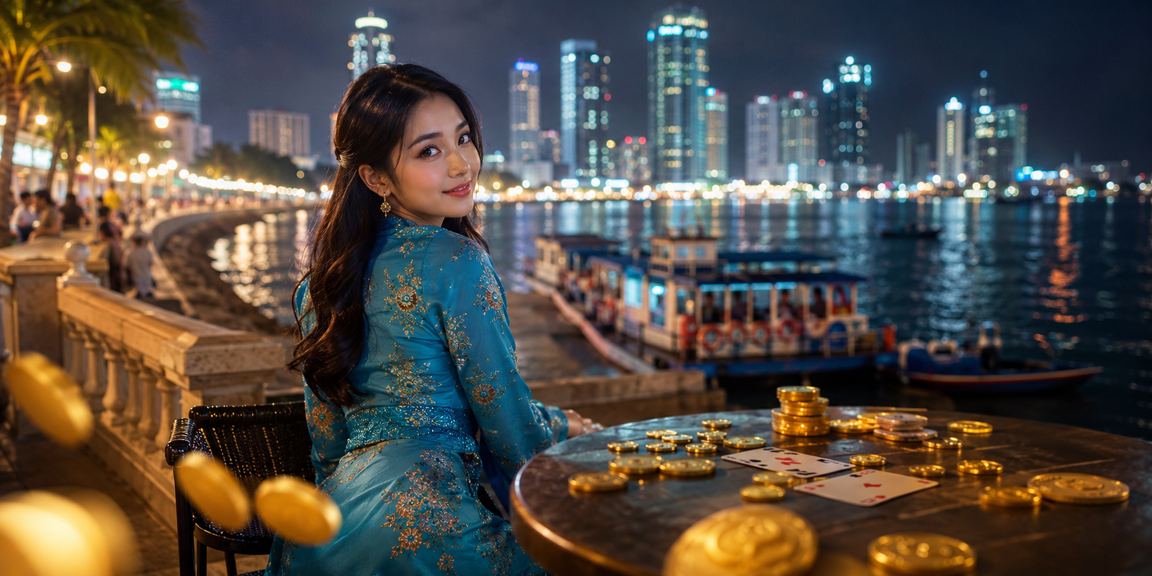 Permainan kad Teen Patti dengan pakaian tradisional baju kurung
